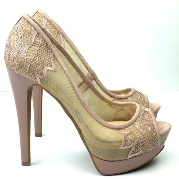 Jessica Simpson heels size 5.5 35.5 Saidey pink - Picture 2 of 11